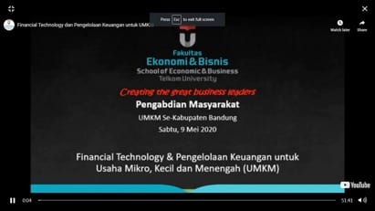 Edukasi Literasi Keuangan Mengenai Financial Technology (FinTech)